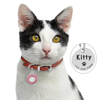 Pawlique PetTag Keychain — Personalized Round Pet ID Charm
