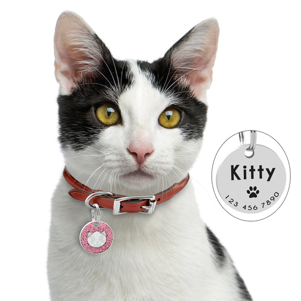 Pawlique PetTag Keychain — Personalized Round Pet ID Charm
