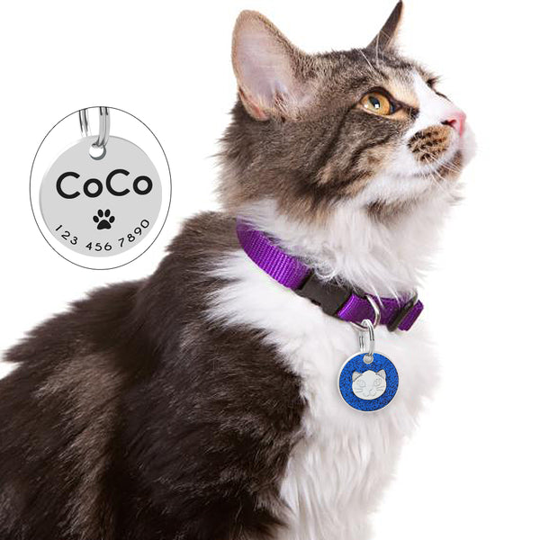 Pawlique PetTag Keychain — Personalized Round Pet ID Charm