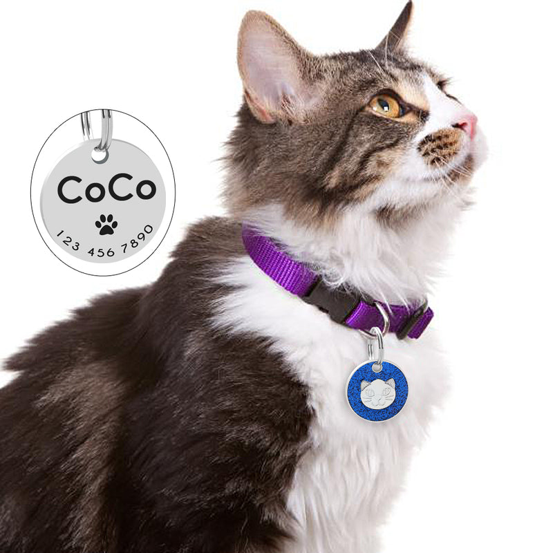 Pawlique PetTag Keychain — Personalized Round Pet ID Charm