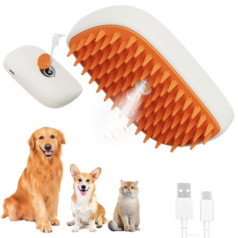 Pawlique SteamComb Elite — USB Rechargeable Steam Grooming Comb