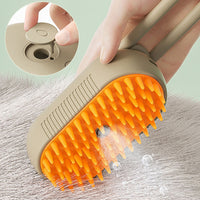 Pawlique SteamGroom Pro — 3-in-1 Electric Steam Pet Brush
