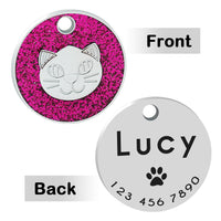 Pawlique PetTag Keychain — Personalized Round Pet ID Charm