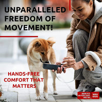 Pawlique WalkMate — Hands-Free Retractable Dog Leash 9.5ft