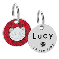 Pawlique PetTag Keychain — Personalized Round Pet ID Charm
