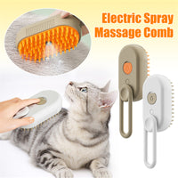 Pawlique SteamGroom Pro — 3-in-1 Electric Steam Pet Brush