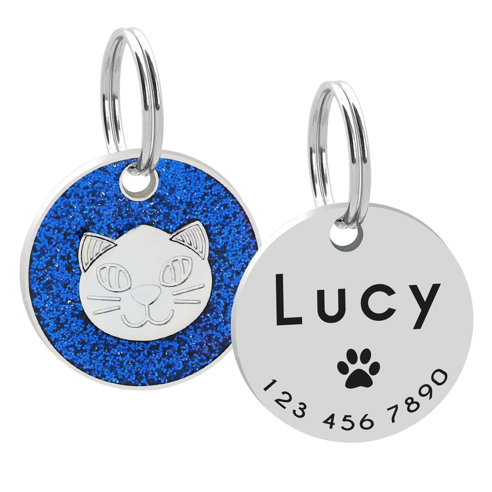 Pawlique PetTag Keychain — Personalized Round Pet ID Charm