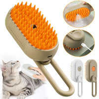 Pawlique SteamGroom Pro — 3-in-1 Electric Steam Pet Brush