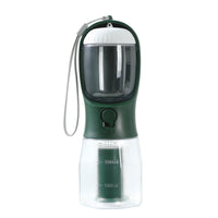 Pawlique WalkKit Pro — 3-in-1 Portable Dog Water Bottle with Food & Bag Dispenser