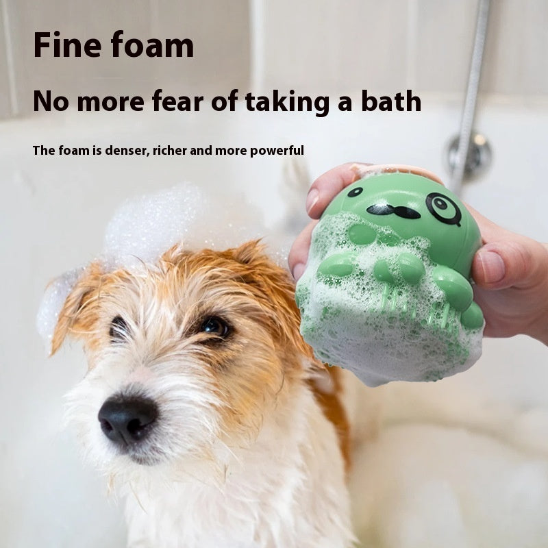 Pawlique SpaTouch — Silicone Pet Bath Massage Brush